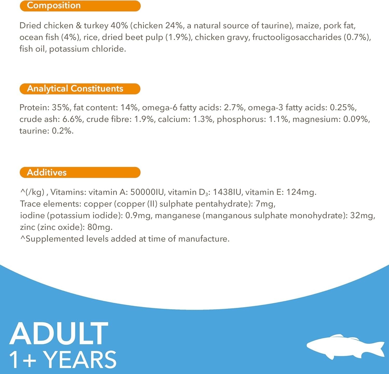 IAMS Complete Dry Cat Food for Adult 1+ Cats with Ocean Fish 3 Kg