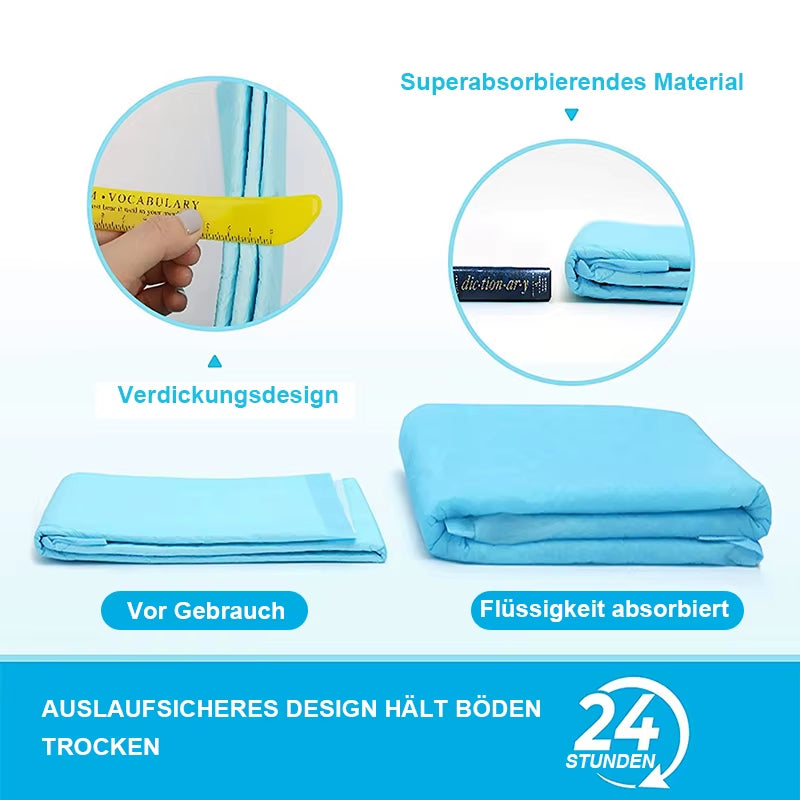 100Pc Pet Diapers 45*60Cm/60*90Cm Cats Dog Diapers Super Absorbent Pet Diaper Dog Pee Pad Quick Dry Disposable Urine Nappy Mat