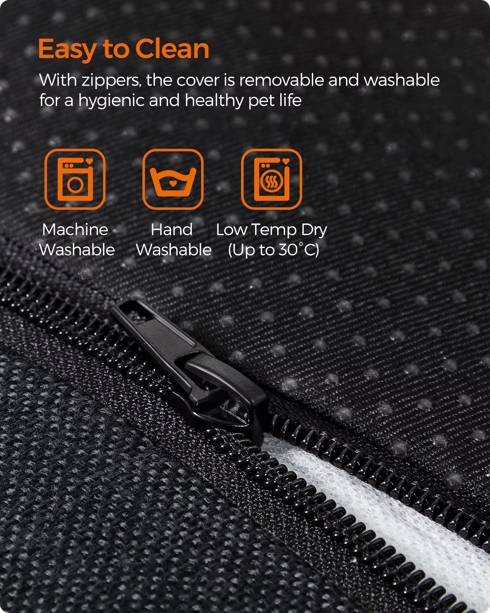 Dog Bed, Linen-Look Pet Bed, Dog Sofa Bed with Raised Edges, Non-Slip Bottom, Removable Washable Cover, 90 X 75 X 25